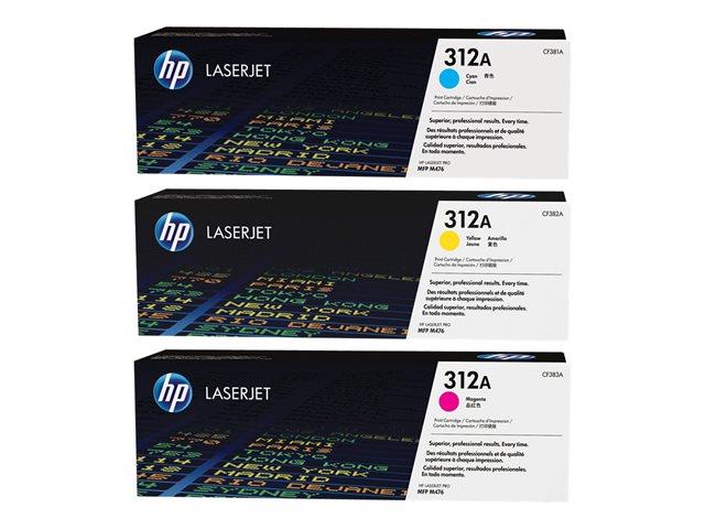 140242 HP CF440AM Toner HP CF440AM CYM multipack(3) HP 312 toner - 3 pack